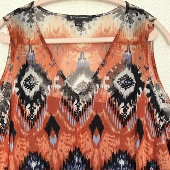 INC International Concepts Womens Layered, Sleeveless Top, Plus Size 2X - Picture 2 of 10